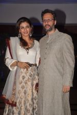 Raveena Tandon, Anil Thadani at Ritesh & Genelia_s Sangeet Ceremony in Taj Lands end, Mumbai on 31st Jan 2012 (319).JPG
